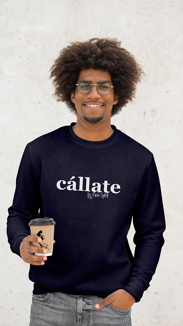 SUDADERA CÁLLATE UNISEX M