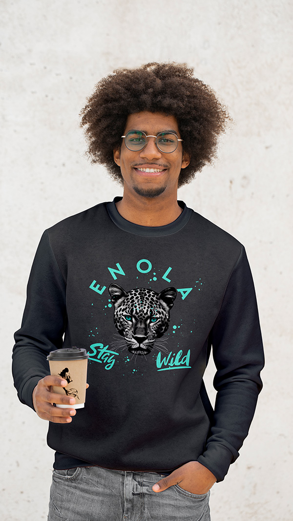 SUDADERA STAY WILD UNISEX